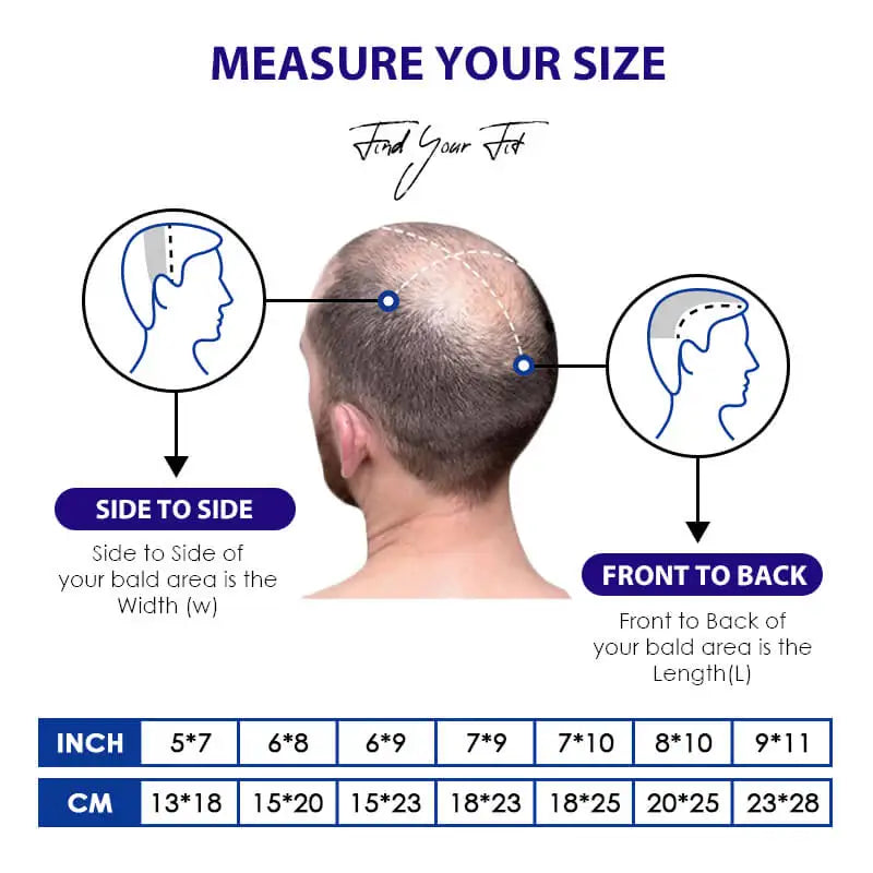 Silk Base Thin Skin Toupee for Men 100% Natural Human Hair Prosthesis