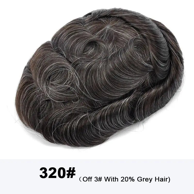 Premier Swiss Lace Toupee – Ultra-Light AIR-Lace Men's Hair Prosthesis