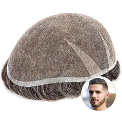 Premier Swiss Lace Toupee – Ultra-Light AIR-Lace Men's Hair Prosthesis