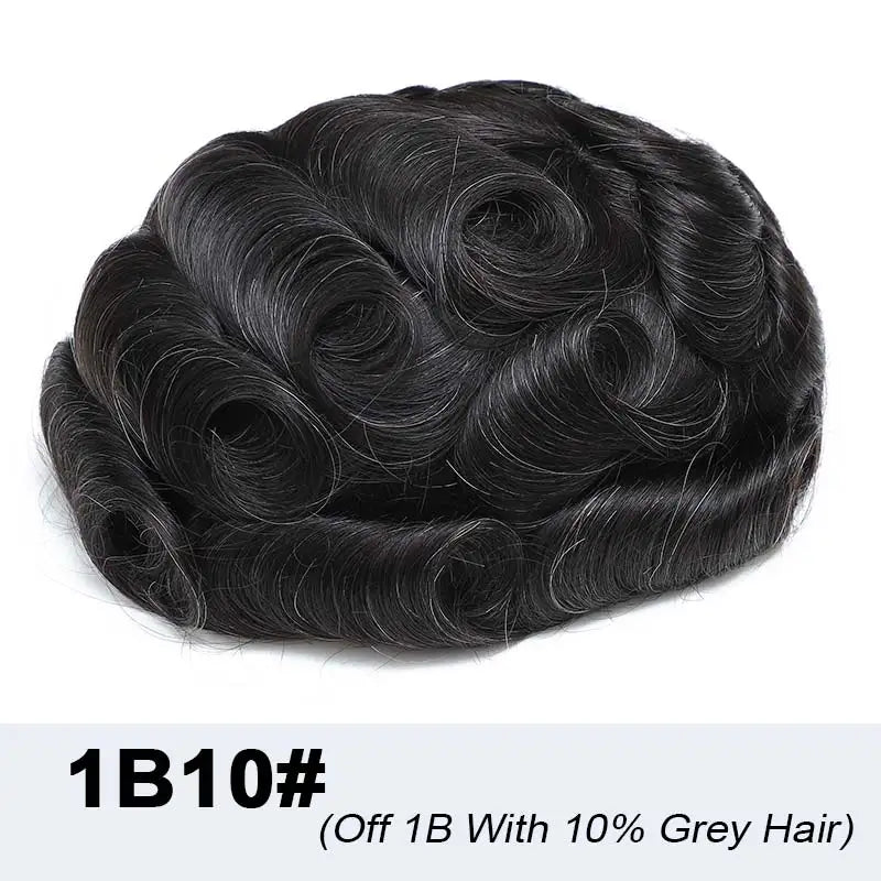 Premier Swiss Lace Toupee – Ultra-Light AIR-Lace Men's Hair Prosthesis