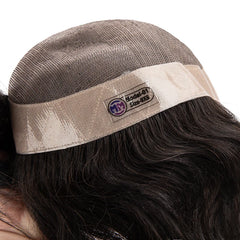 Fine Mono with NPU Base - Durable Men’s Hair System - 100% Human Hair