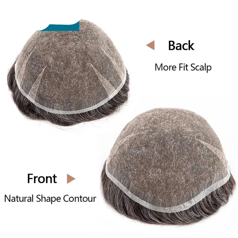 Premier Swiss Lace Toupee – Ultra-Light AIR-Lace Men's Hair Prosthesis