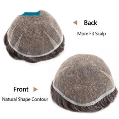 Premier Swiss Lace Toupee – Ultra-Light AIR-Lace Men's Hair Prosthesis