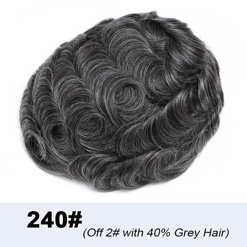Premier Swiss Lace Toupee – Ultra-Light AIR-Lace Men's Hair Prosthesis
