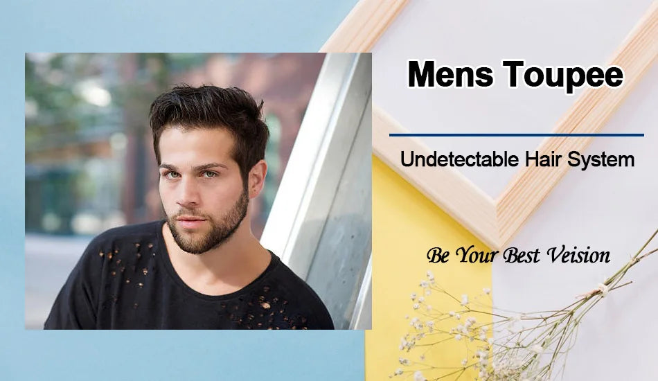 Premier Swiss Lace Toupee – Ultra-Light AIR-Lace Men's Hair Prosthesis
